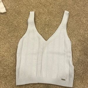 Hollister size small tank, light blue